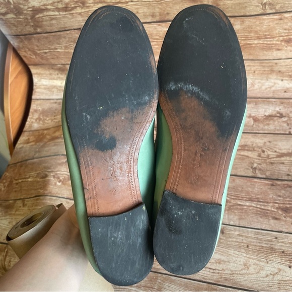 Sam Edelman Women\'s Loraine Tailored green slippers loafers size 8